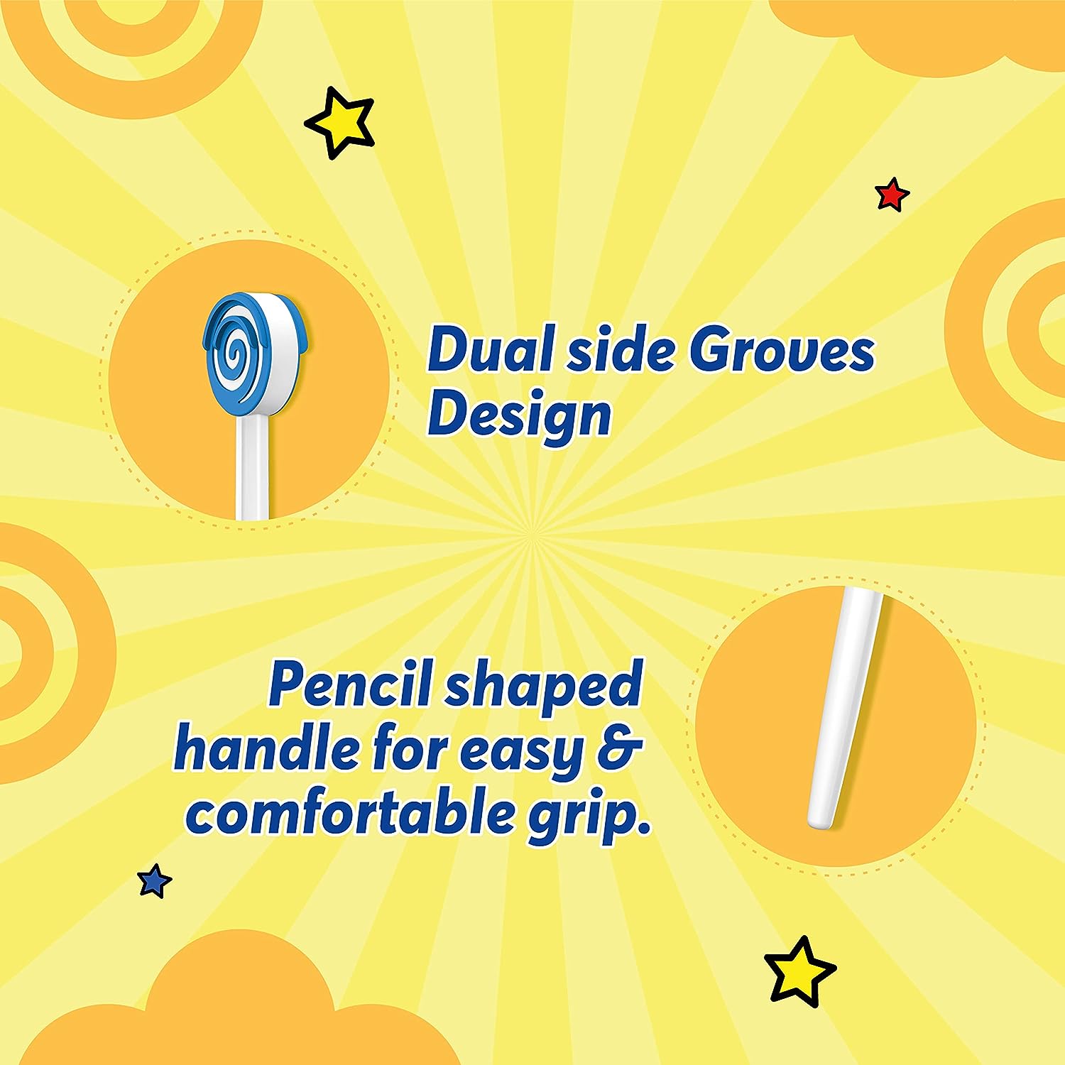 DentoShine Lollipop Tongue Cleaner - Pack of 4 - Laadlee