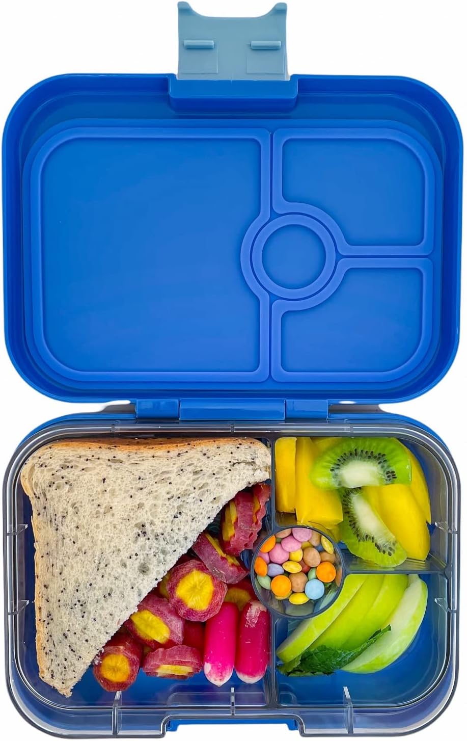 Yumbox Panino 4 Compartment Shark Lunch Box - Surf Blue - Laadlee