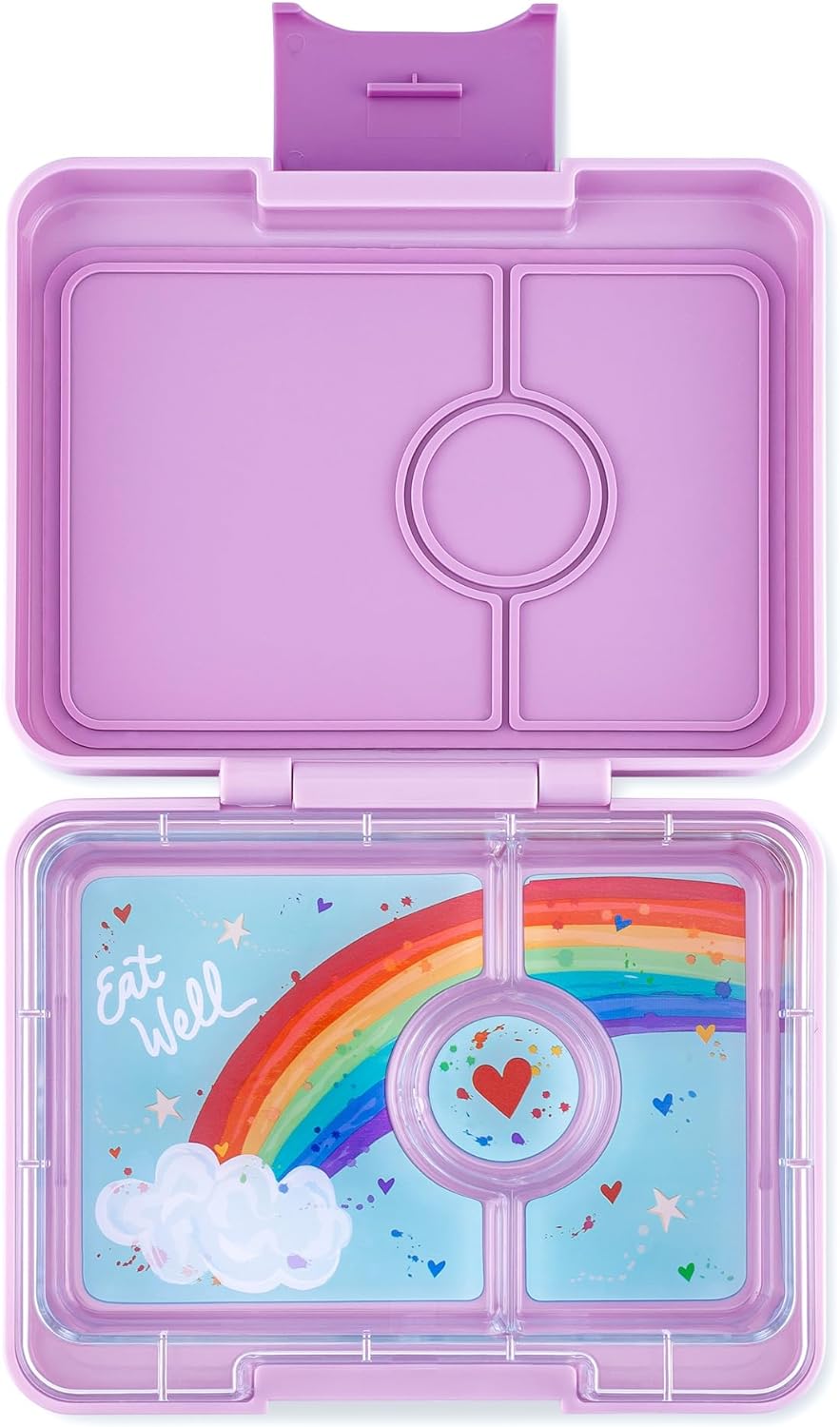 Yumbox Tapas 4 Compartment Rainbow Lunch Box - Seville Purple - Laadlee