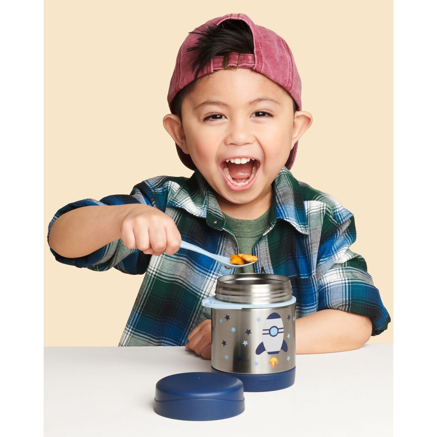 Skip Hop Spark Style Food Jar - Rocket - Laadlee