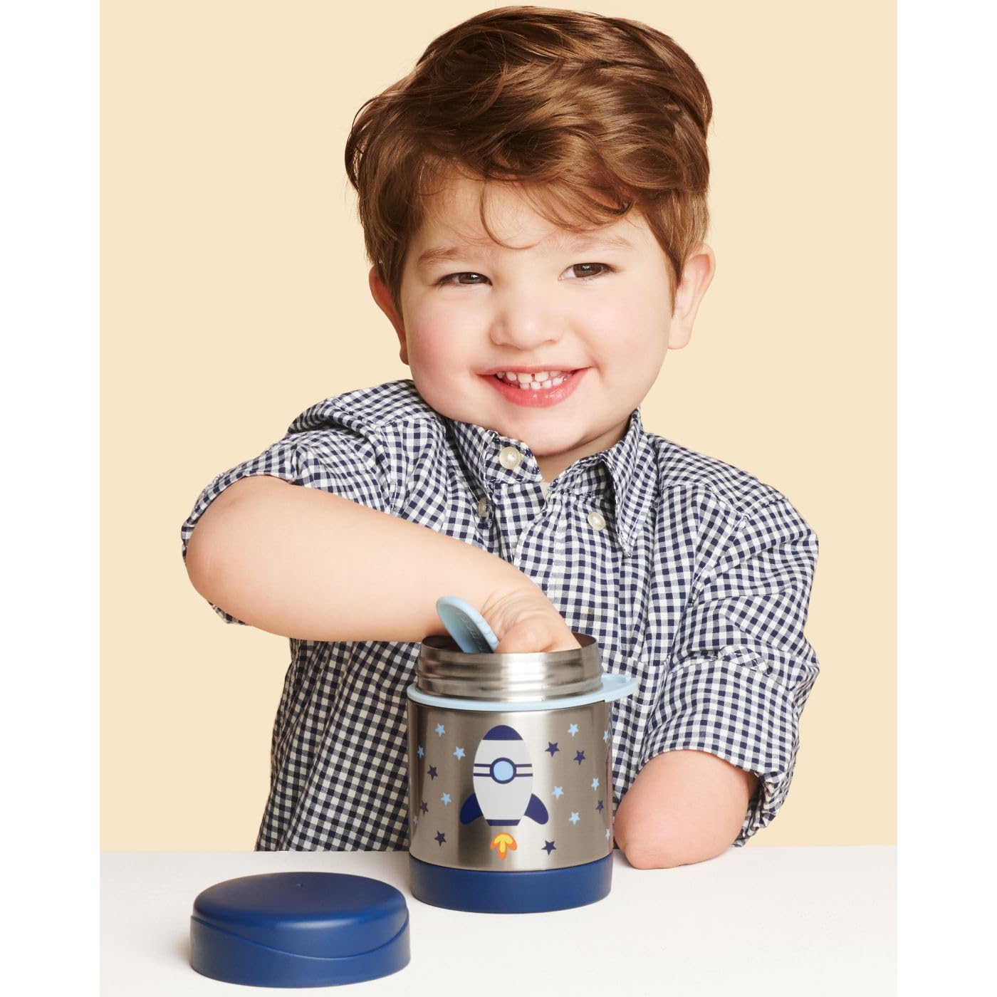 Skip Hop Spark Style Food Jar - Rocket - Laadlee