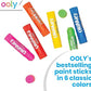 OOLY Chunkies Paint Sticks - Set of 6 - Classic - Laadlee