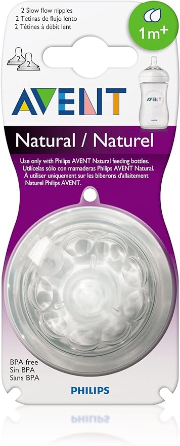Philips Avent Natural 2.0 Teats 1 M (Pack of 2) - Laadlee