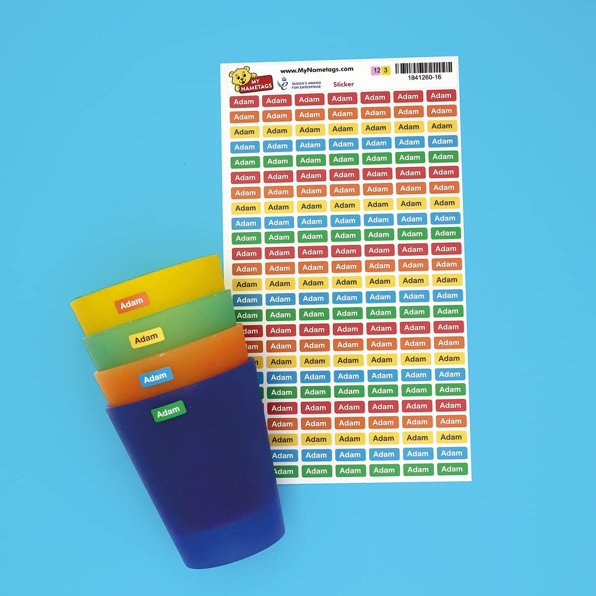 My Nametags Ministickers - Lollipop Set (Pack of 175) - Laadlee