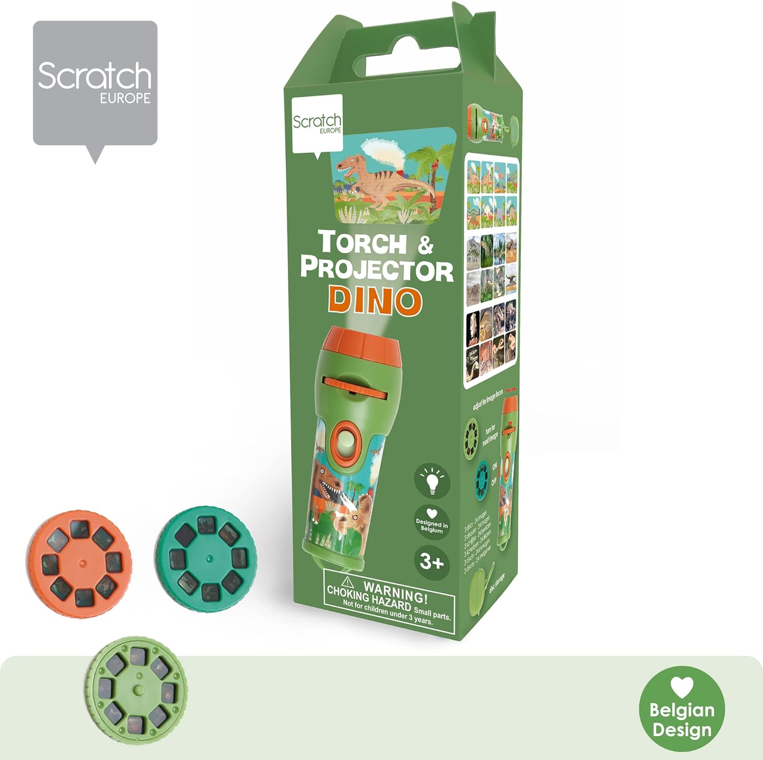 Scratch Europe Projector & Light - Dino - Laadlee