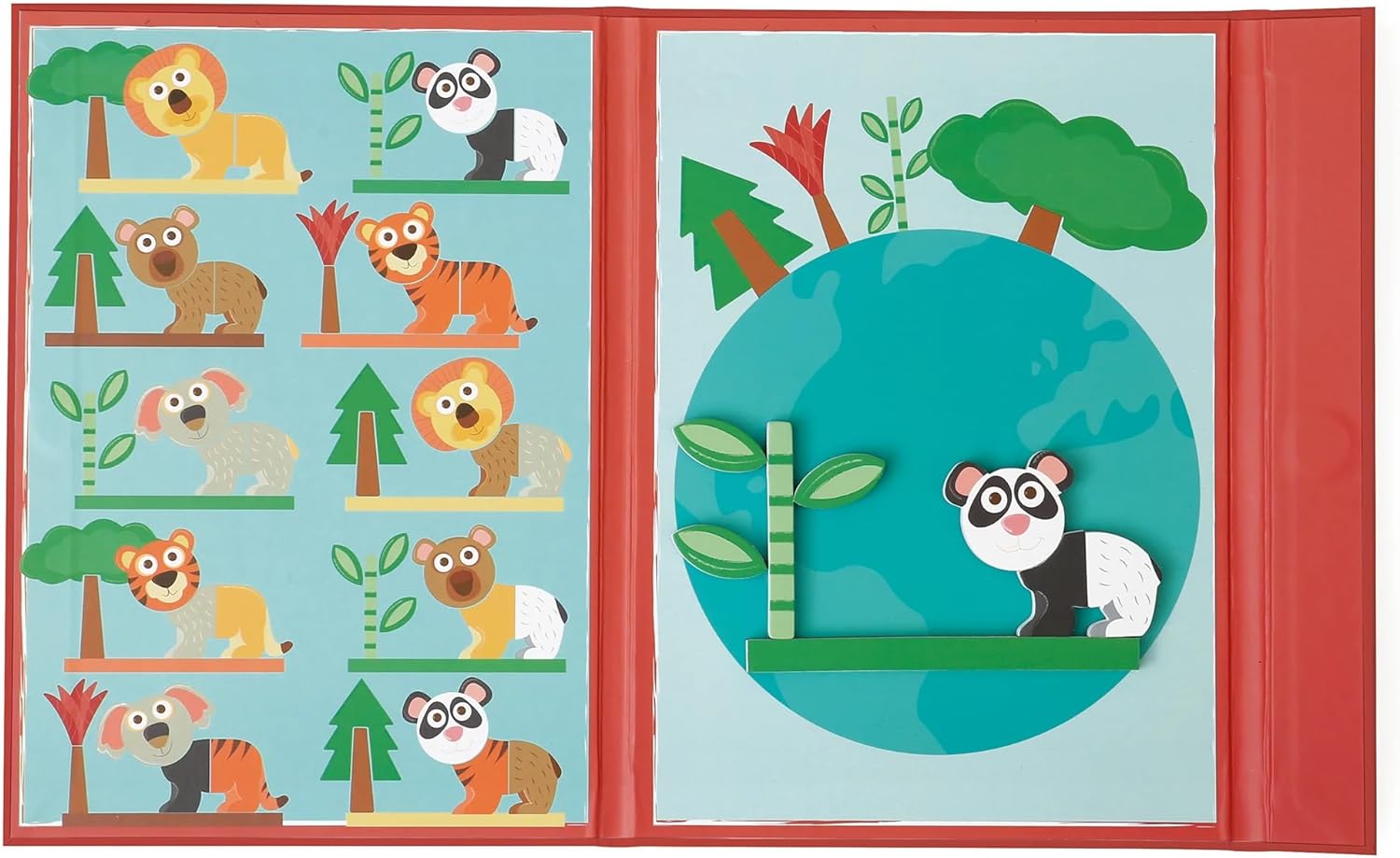 Scratch Europe Mix & Match Animal World Magnetic - Laadlee