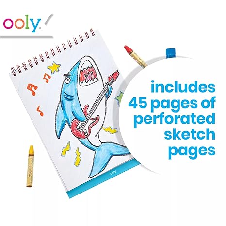 OOLY Sketch & Show Standing Sketchbook - Awesome Doodles - Laadlee