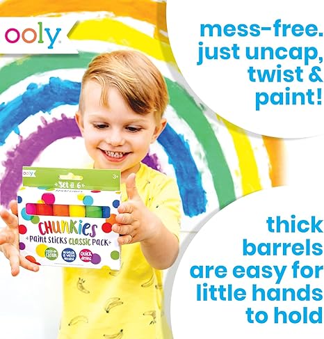 OOLY Chunkies Paint Sticks - Set of 12 - Classic - Laadlee