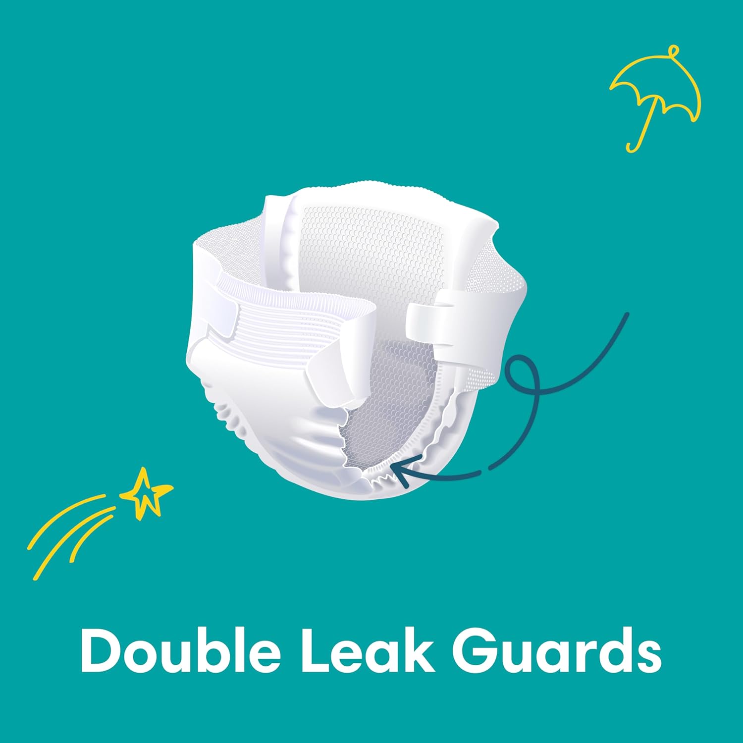 Pampers Baby-Dry Taped Diapers with Aloe Vera Lotion, up to 100% Leakage Protection, Size 4, 9-14kg, 76 Count - Laadlee