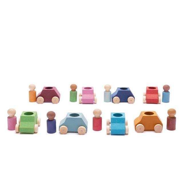 Lubulona Cars - Pack of 8 - Laadlee