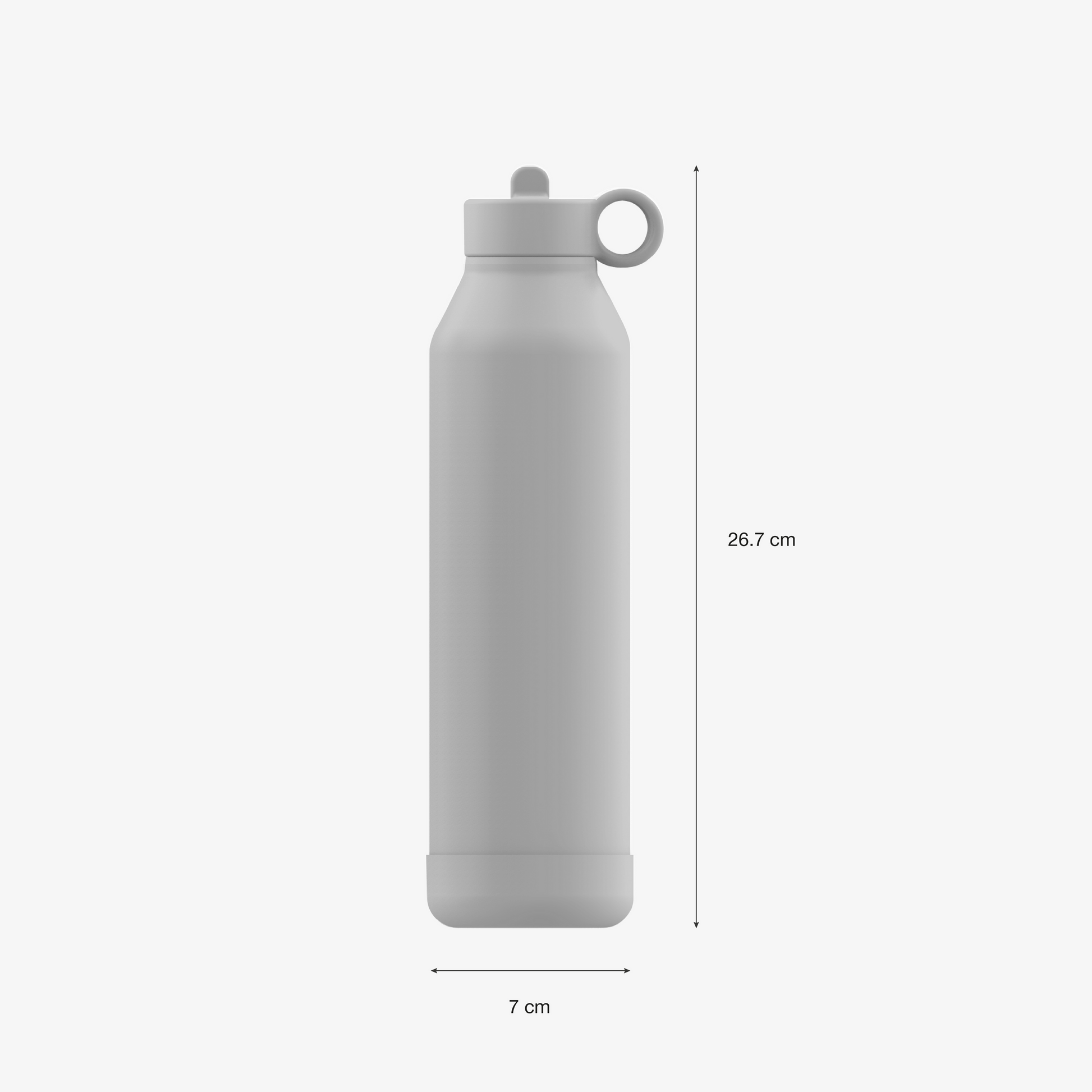 Citron Stainless Steel Water Bottle 750ml - Caramel - Laadlee
