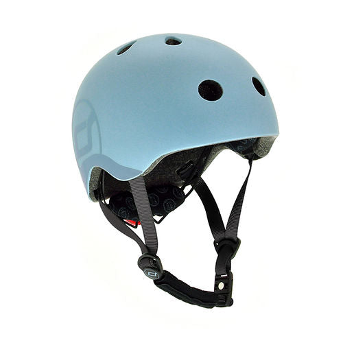 Scoot & Ride Kid Helmet S-M - Steel - Laadlee