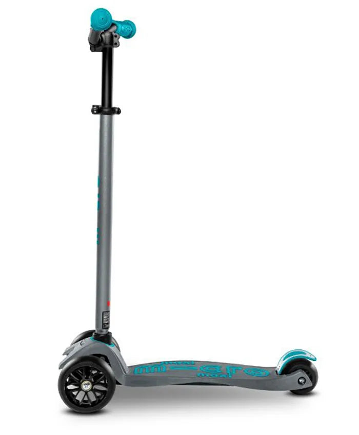 Micro Maxi Deluxe Pro Scooter - Grey and Aqua - Laadlee