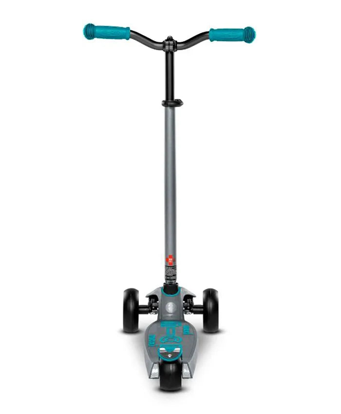Micro Maxi Deluxe Pro Scooter - Grey and Aqua - Laadlee