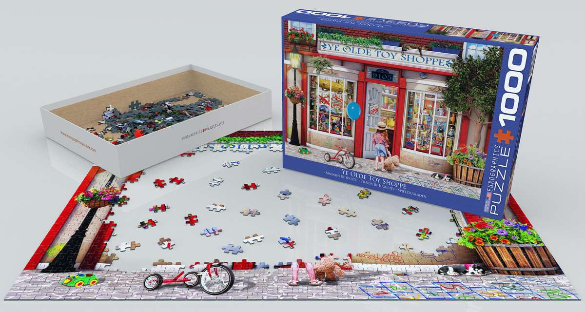 EuroGraphics Ye Olde Toy Shoppe By Paul Paul Normand 1000 Pieces Puzzle - Laadlee