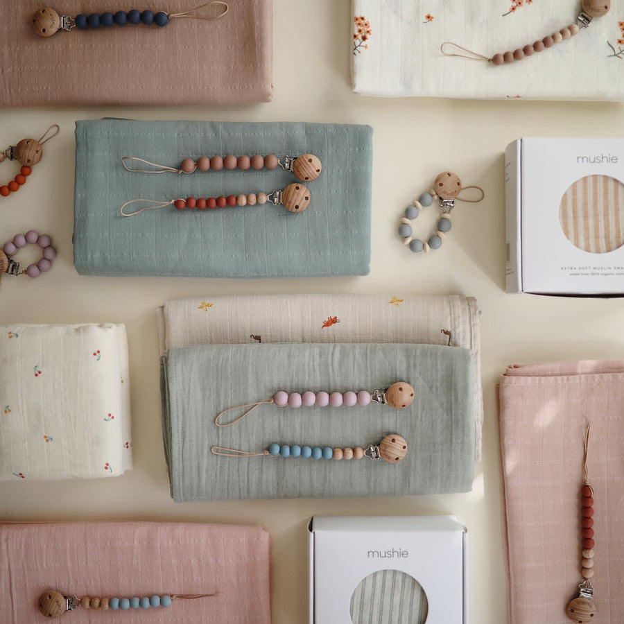 Mushie Swaddle Natural - Laadlee