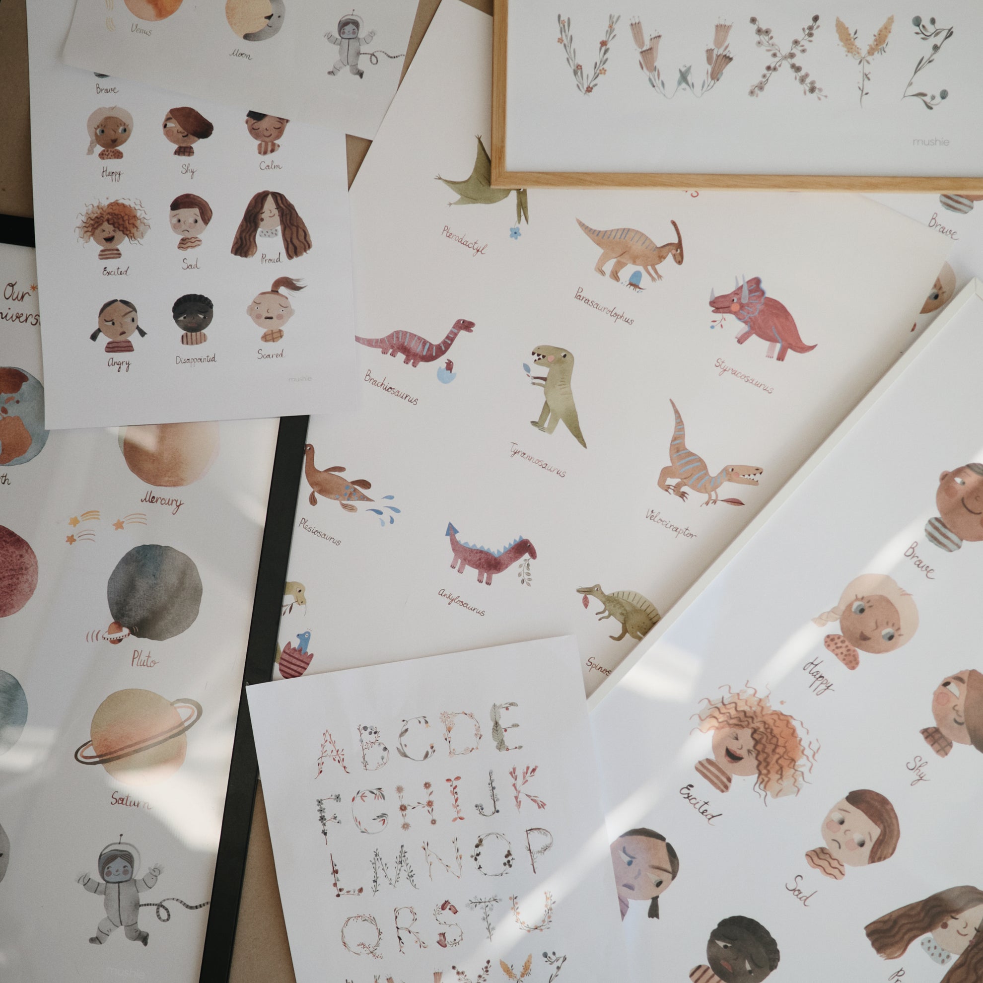 Mushie Poster Large Space - Laadlee