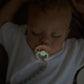 Frigg Daisy Latex Baby Pacifier 0-6M, 2Pack, Blush Night/Blush - Size 1 - Laadlee