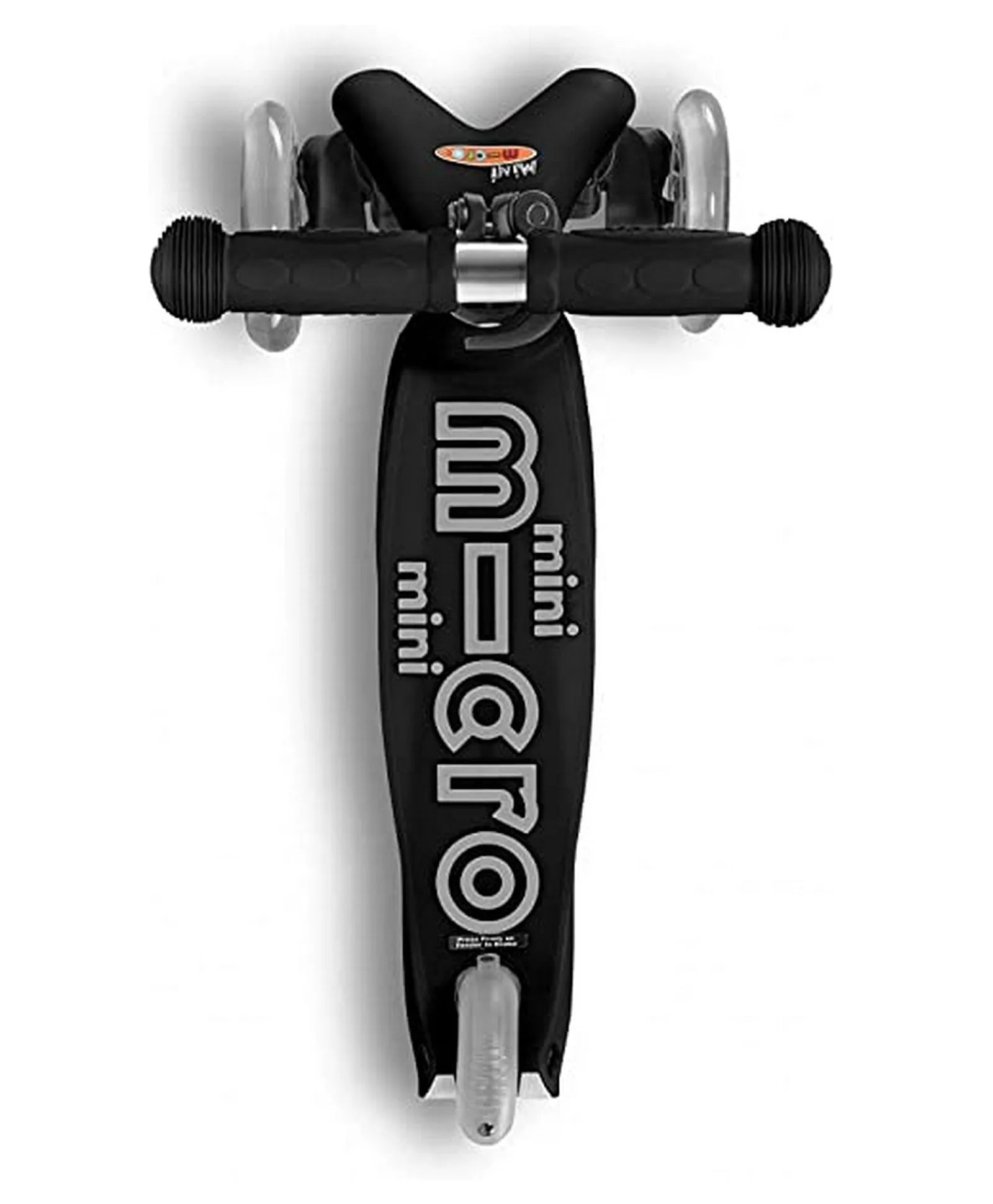 Micro Sprite Scooter with LED Wheels - Black - Laadlee