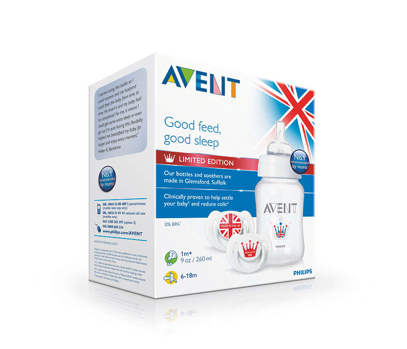 Philip Avent Royal Bottle Set- 260ml - Laadlee