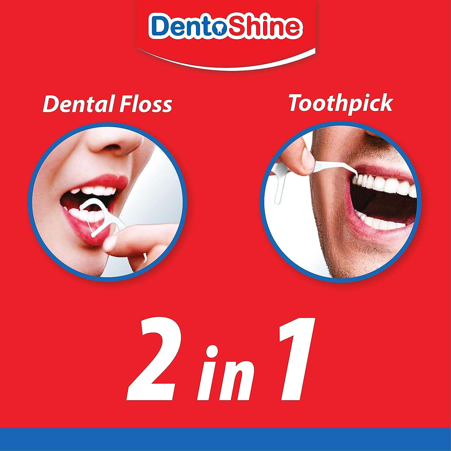 DentoShine Floss Picks - 15 pcs - Laadlee