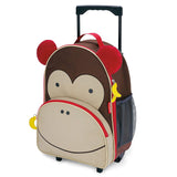 Skip Hop Zoo Kids Rolling Luggage - Monkey - Laadlee
