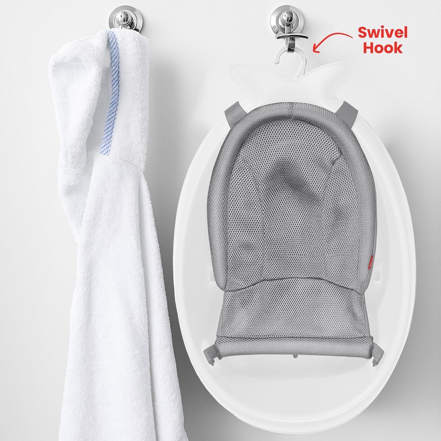 Skip Hop Moby Smart Sling 3 - Stage Tub - White - Laadlee