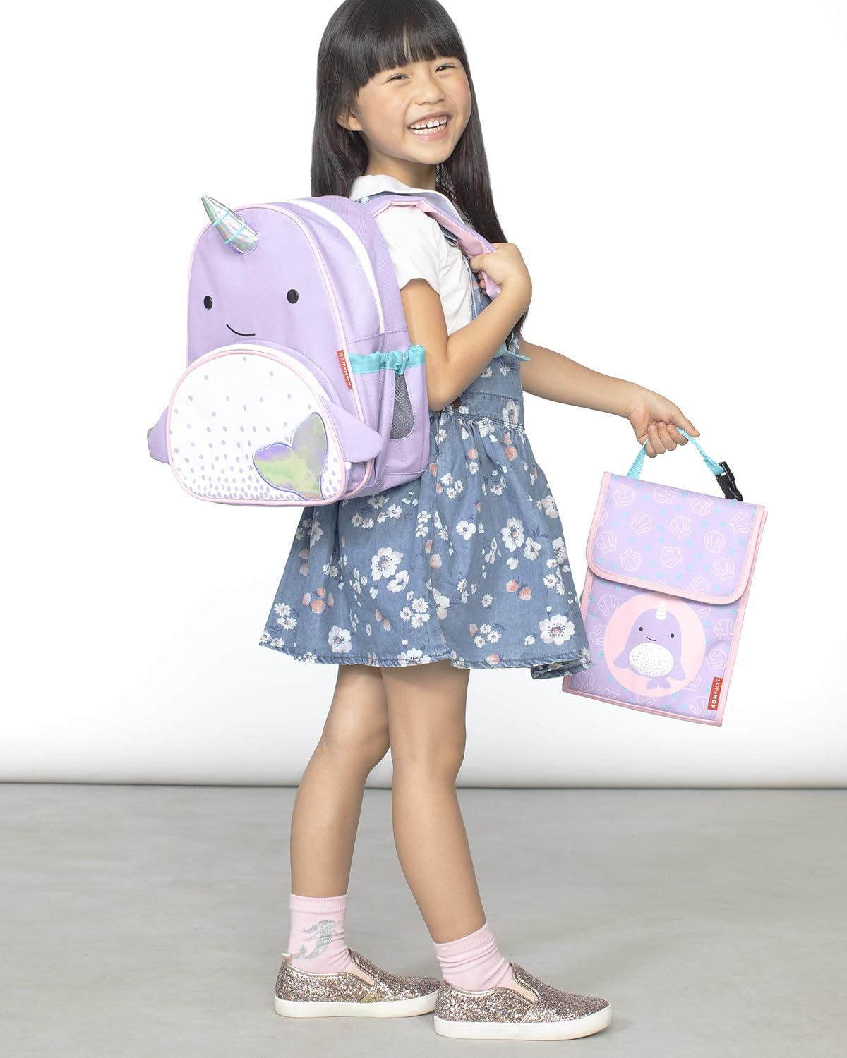 Skip Hop Zoo Lunch Bag - Narwhal - Laadlee