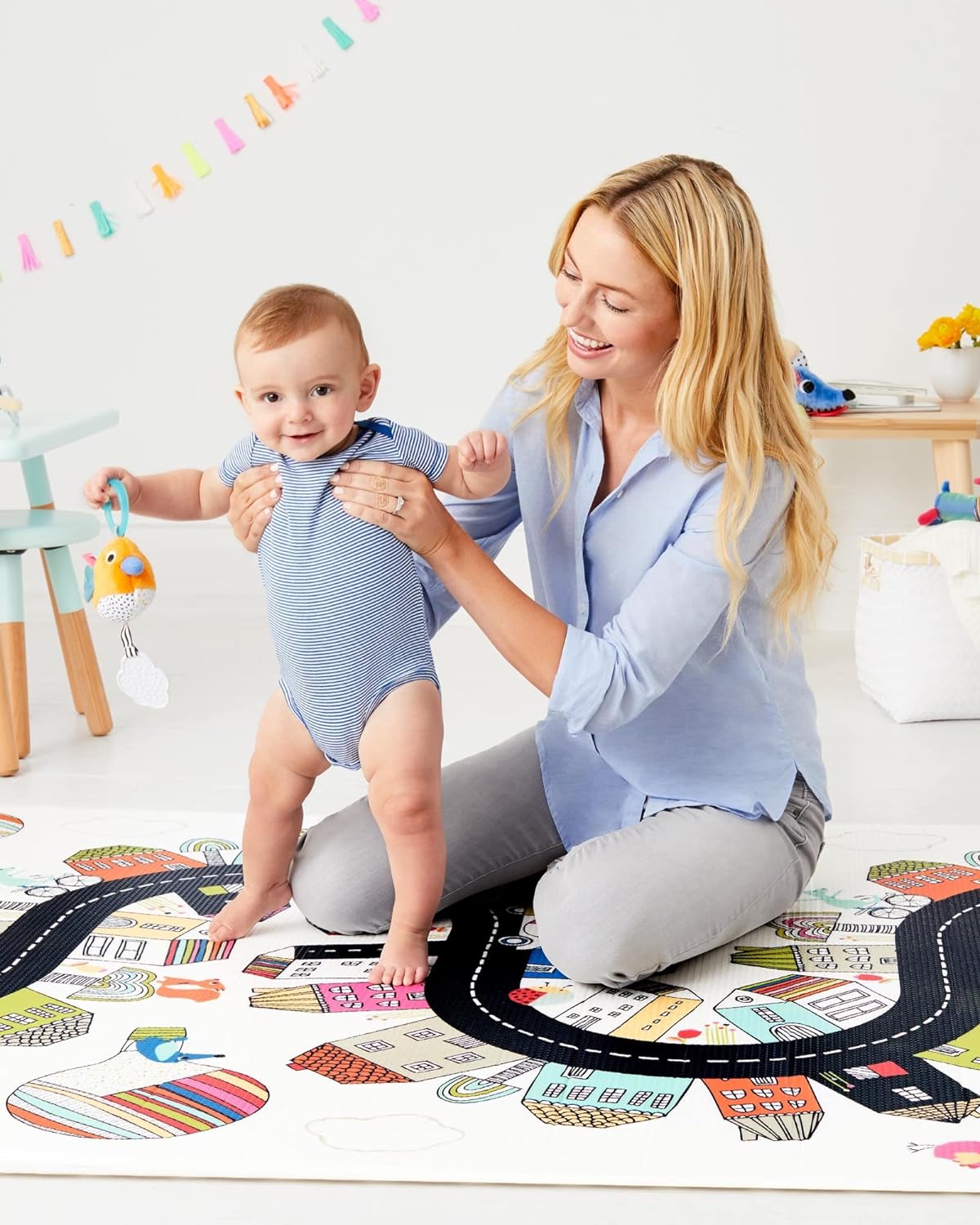 Skip Hop Reversible Playmat - Vibrant Village - Laadlee