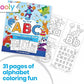 OOLY Toddler Color-In' Book - ABC Amazing Animals - Laadlee