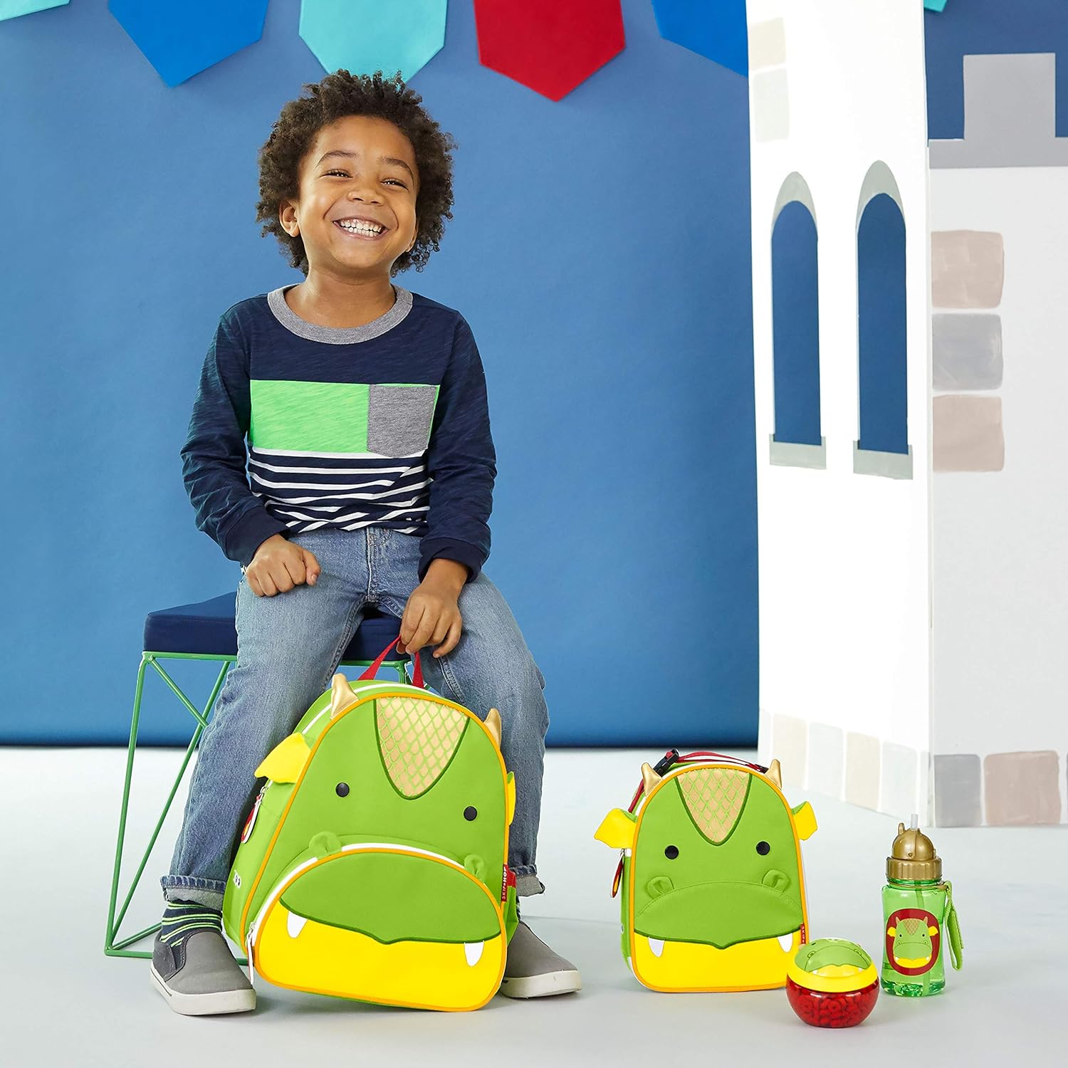 Skip Hop Zoo Lunchie Bag - Dragon - Laadlee