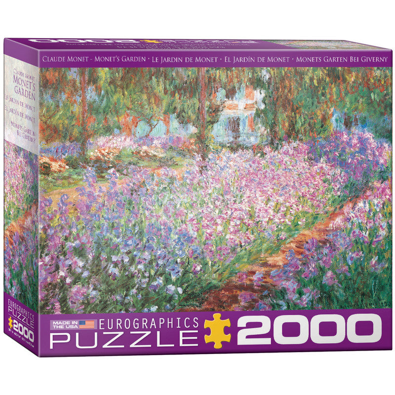 EuroGraphics Monet's Garden 2000 Pieces Puzzle - Laadlee