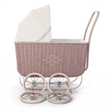 ByAstrup Doll Pram - Retro Rattan Rose - Laadlee