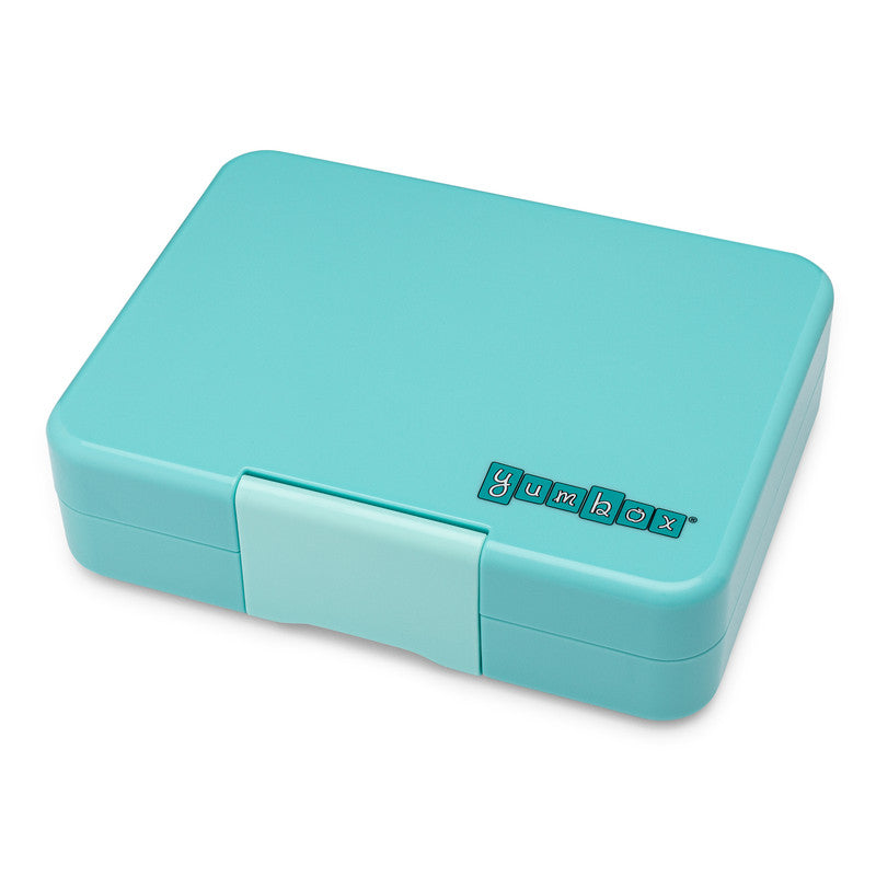 Yumbox 3 Compartment Snack Box - Misty Aqua - Laadlee