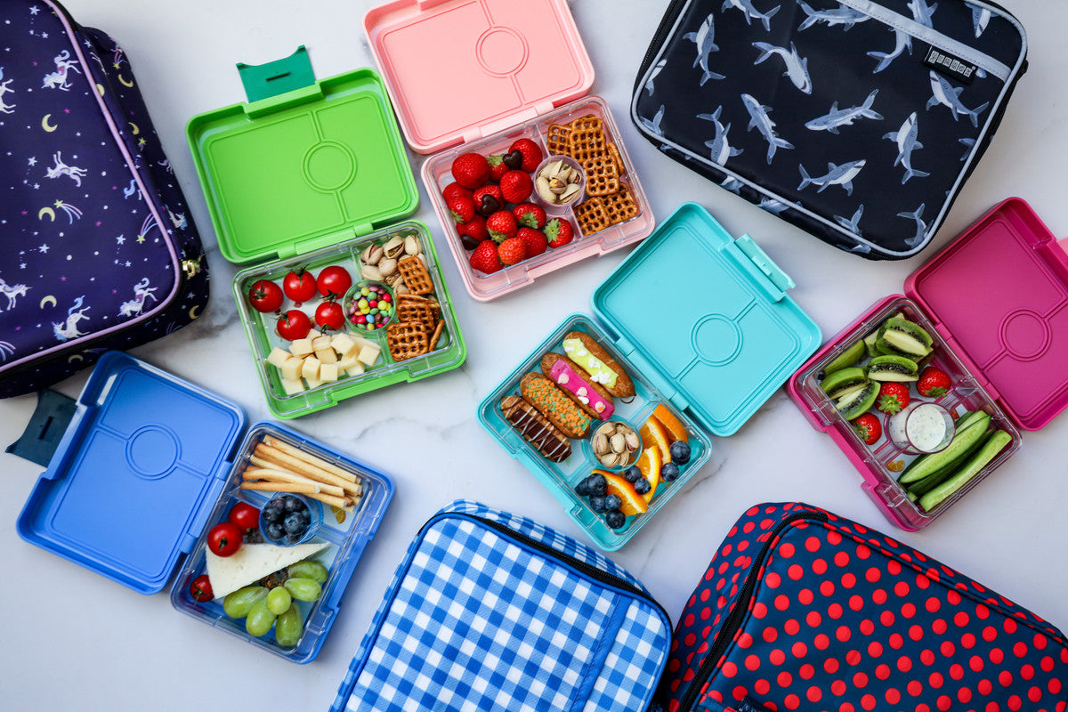 Yumbox 3 Compartment Snack Box - Misty Aqua - Laadlee