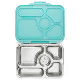 Yumbox Presto 5 Compartment Stainless Steel Lunch Box - Tulum Blue - Laadlee