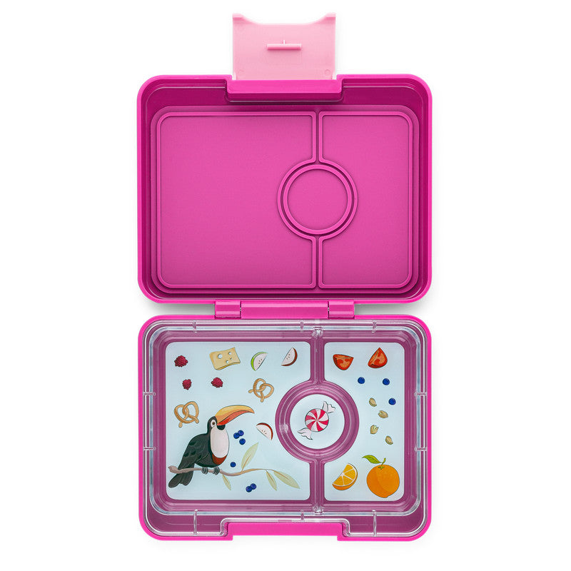 Yumbox 3 Compartment Snack Box - Malibu Purple - Laadlee