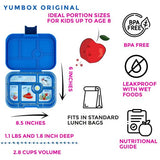 Yumbox  Original 6 Compartment Lunch Box - Surf Blue - Laadlee
