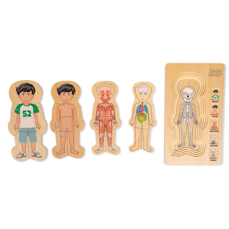 MamaMemo My Body Puzzle - Boy - Laadlee