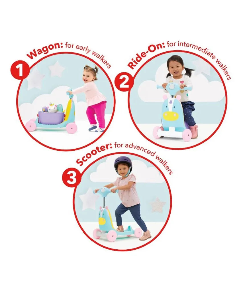 Skip Hop Zoo Ride-On Toy - Unicorn - Laadlee