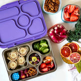 Yumbox Presto 5 Compartment Stainless Steel Lunch Box - Remy Lavender - Laadlee