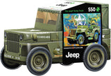 EuroGraphics Military Jeep 550 Piece Puzzle In A Collectible Tin - Laadlee