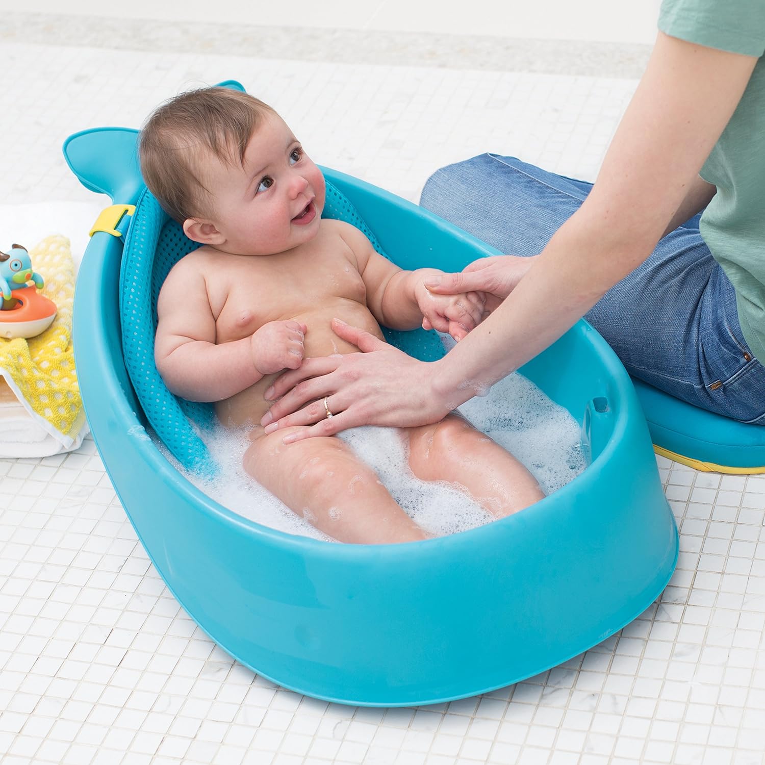 Skip Hop Moby Smart Sling 3 - Stage Tub - Blue - Laadlee
