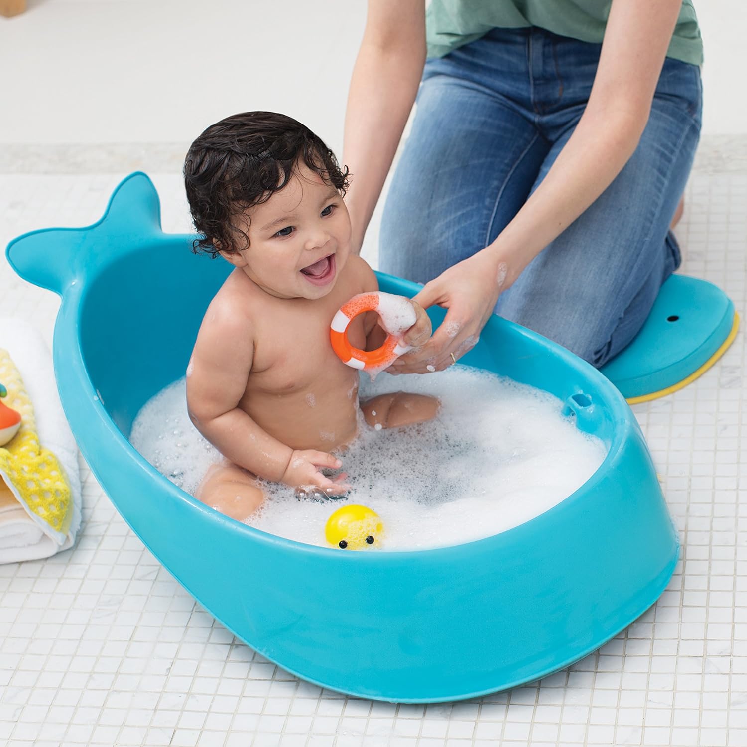 Skip Hop Moby Smart Sling 3 - Stage Tub - Blue - Laadlee