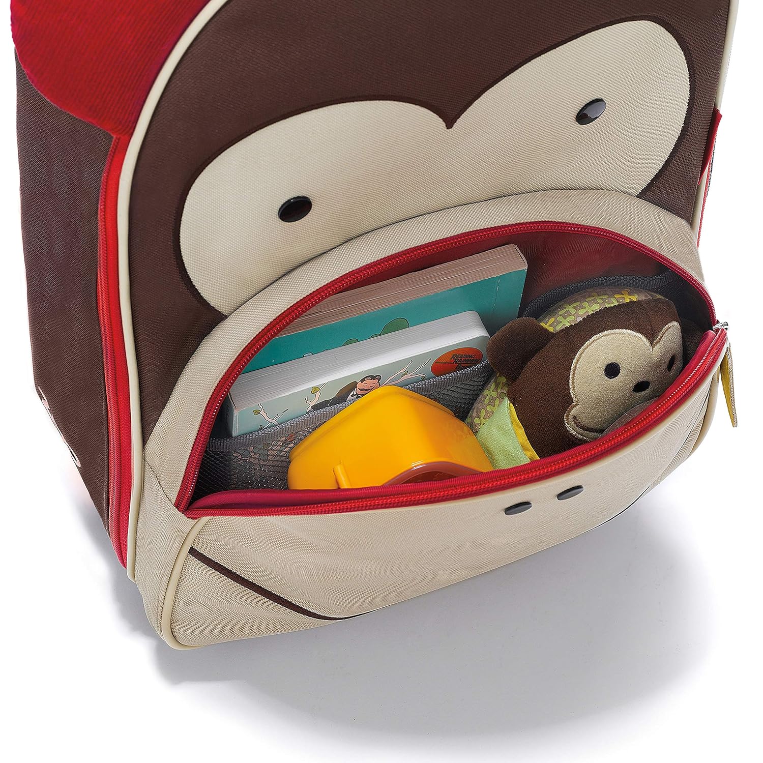 Skip Hop Zoo Kids Rolling Luggage - Monkey - Laadlee