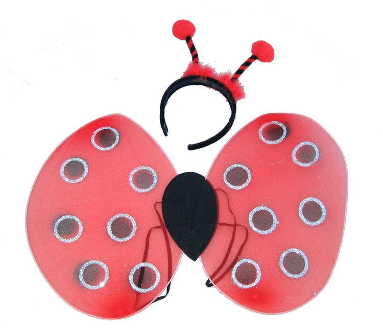 MamaMemo Blade Set with Headband - Ladybird - Laadlee