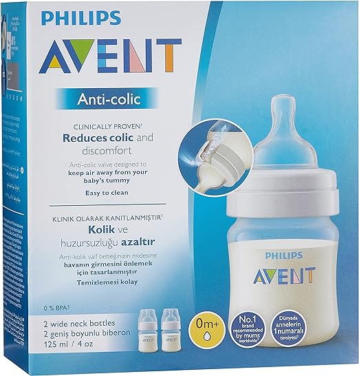 Philips Avent Anti Colic Bottle 125ml (Pack of 2) - Laadlee