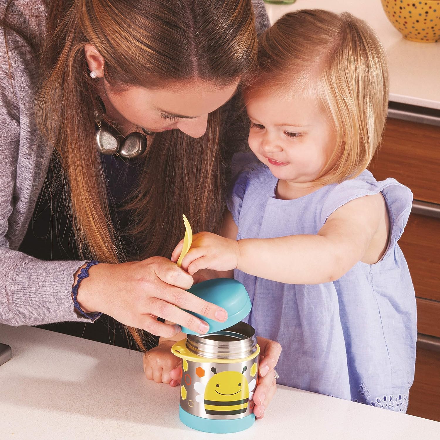 Skip Hop Zoo Food Jar - Bee - Laadlee