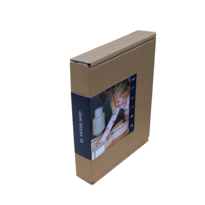 Abel Wooden Blocks - 12pcs - Laadlee