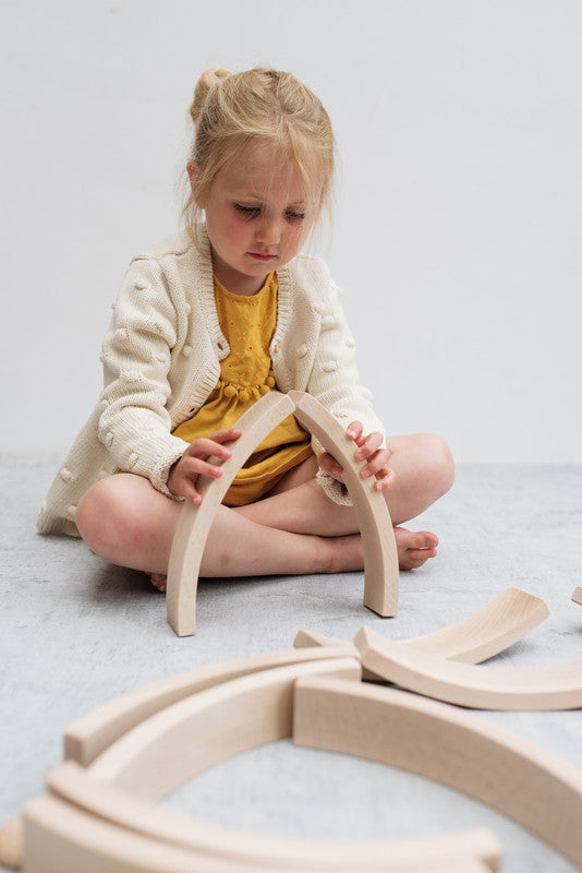 Abel Wooden Blocks - 12pcs - Laadlee